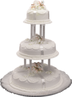 food & Wedding cake free transparent png image.