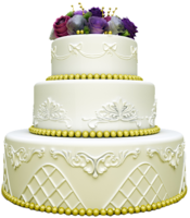 food & Wedding cake free transparent png image.