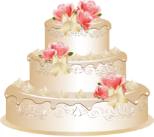 food & Wedding cake free transparent png image.