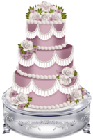 food & Wedding cake free transparent png image.