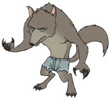 fantasy & werewolf free transparent png image.