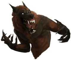 fantasy & Werewolf free transparent png image.