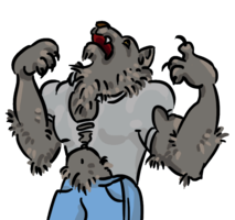 fantasy & werewolf free transparent png image.