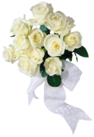 flowers & White roses free transparent png image.