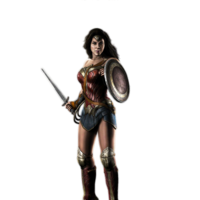 heroes & wonder woman free transparent png image.