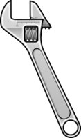 technic & Wrench spanner free transparent png image.