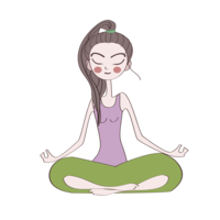 sport & yoga free transparent png image.