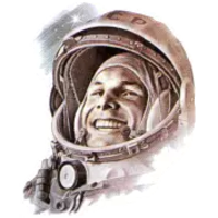 celebrities & Yuri Gagarin free transparent png image.