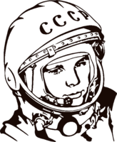 celebrities & yuri gagarin free transparent png image.