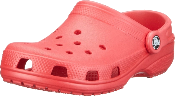 transparent platform crocs