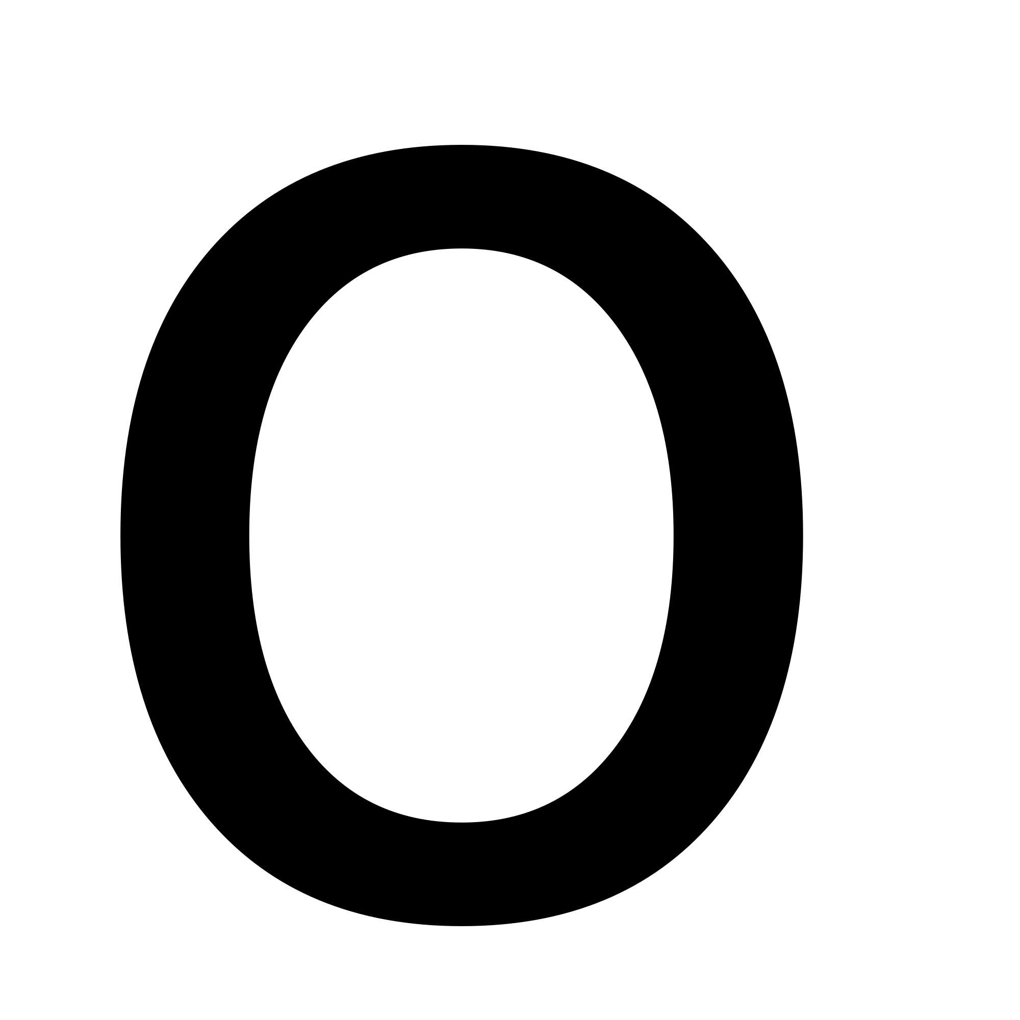 O Transparent Background