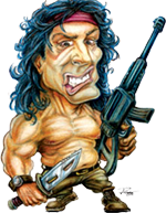Rambo-heroes- PNG image with transparent background